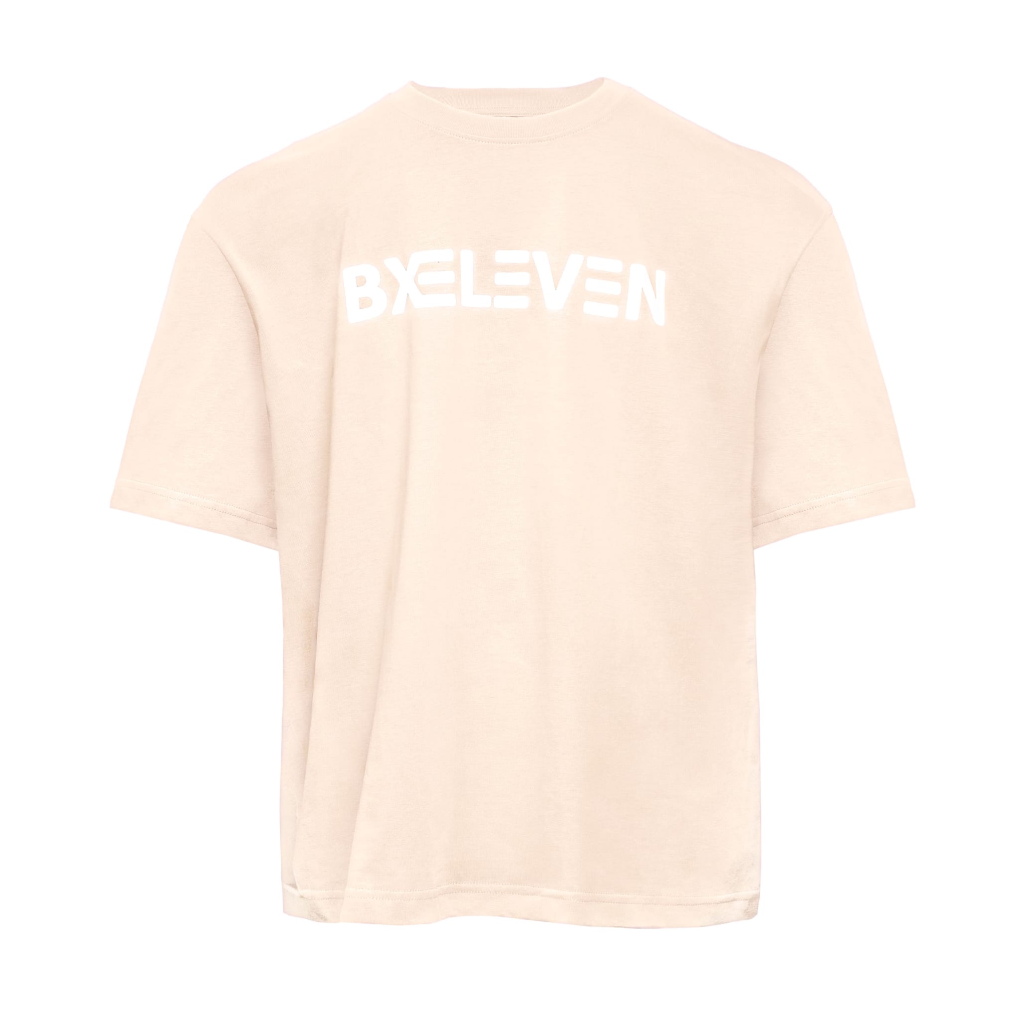 BXELEVEN Branded T-Shirt - Cream