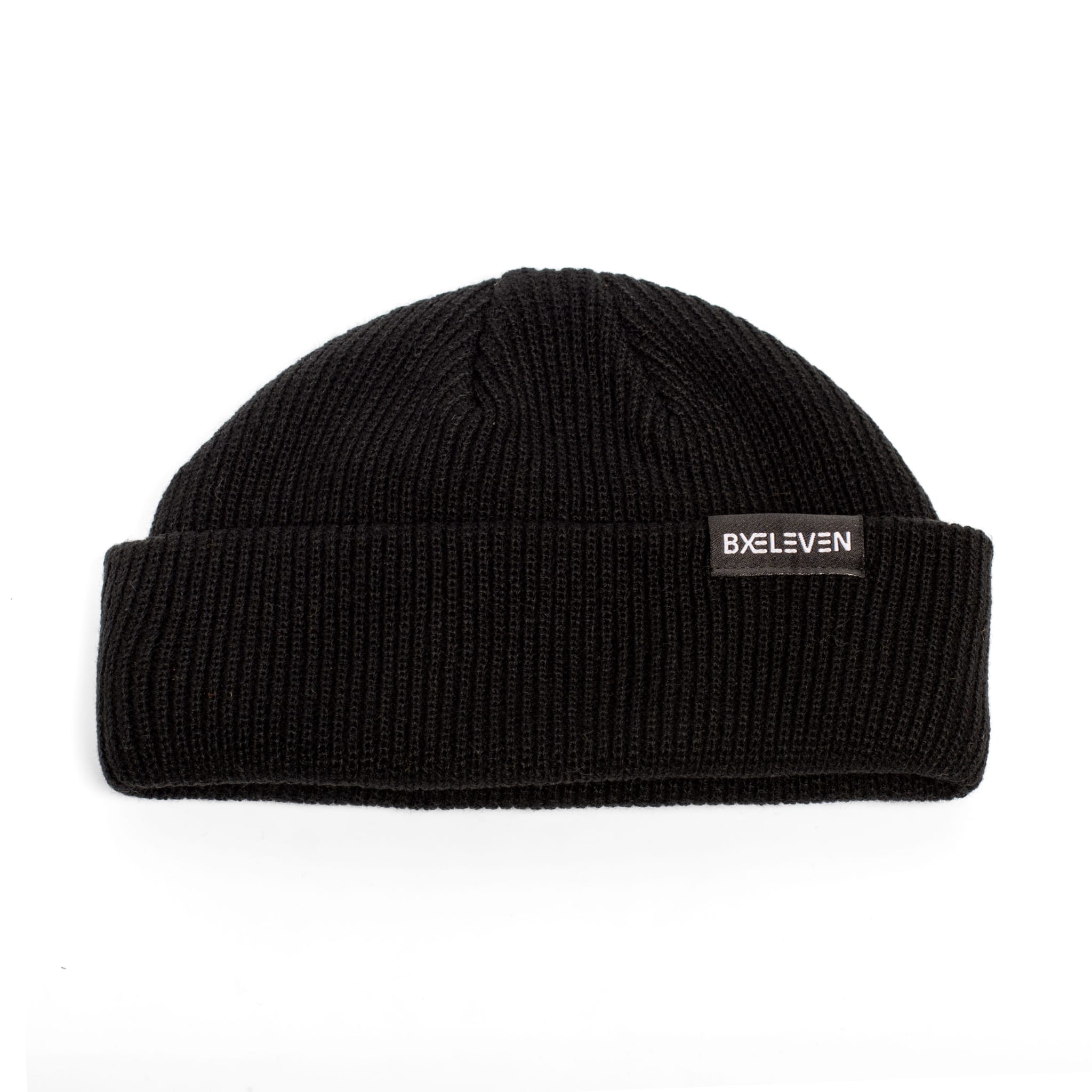 BXELEVEN Branded Fisherman Beanie - Midnight Black